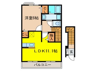 グラシアスの物件間取画像